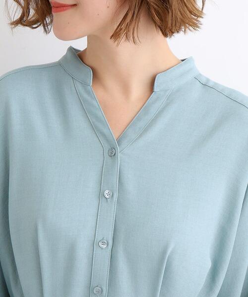 grove（グローブ）の「◆サイドプリーツシャツワンピース（ワンピース・レディース・サックスブルー/ナチュラル/ネイビー・04/03/02/01/05）」の20枚目の写真