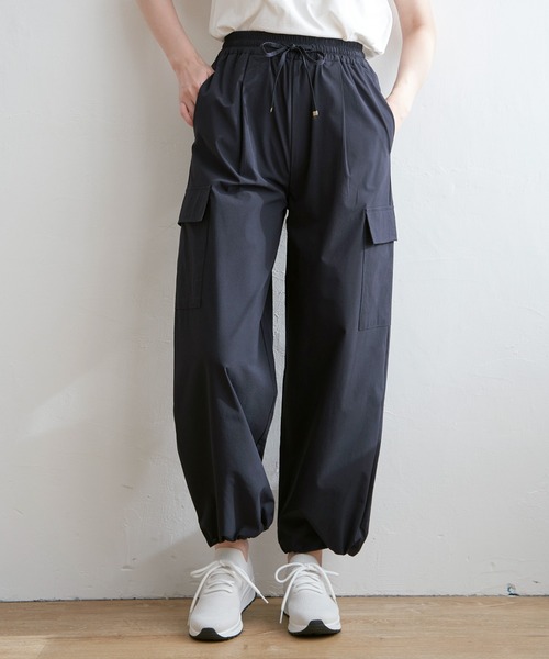 ikka（イッカ）の「リップストップカーゴパンツ（カーゴパンツ・レディース・オリーブ/ネイビー・L/M/S）」の10枚目の写真