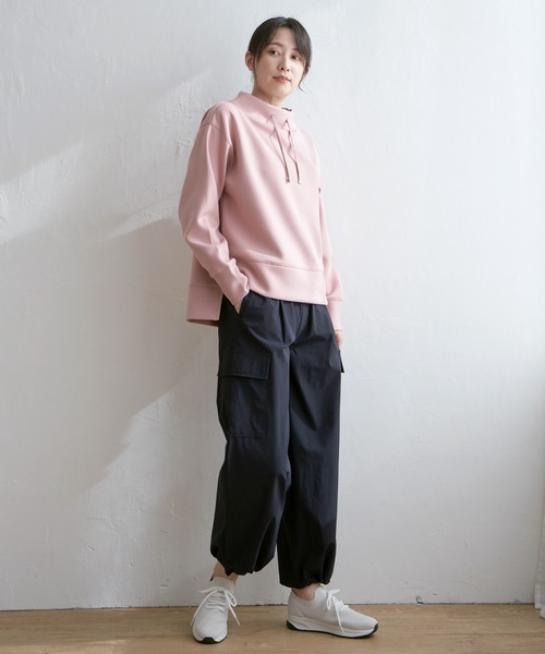 ikka（イッカ）の「リップストップカーゴパンツ（カーゴパンツ・レディース・オリーブ/ネイビー・L/M/S）」の8枚目の写真