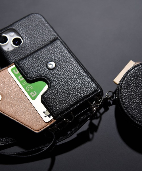 【セール】3-1E5 スマホケース ショルダー カードケース コインケース 小銭入れ ミニ ポーチ付き iPhone 13 13pro 14 14pro 15 15pro 対応（スマホケース/カバー）｜CALIFORNIA OUTFITTERS（カリフォルニア アウトフィッターズ）