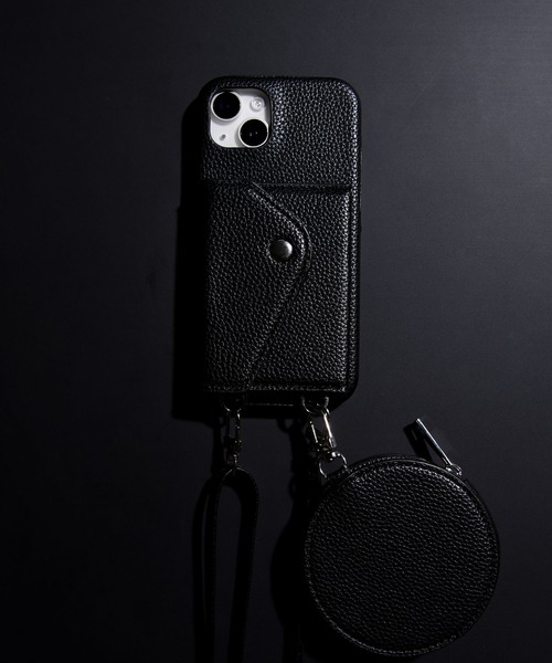 【セール】3-1E5 スマホケース ショルダー カードケース コインケース 小銭入れ ミニ ポーチ付き iPhone 13 13pro 14 14pro 15 15pro 対応（スマホケース/カバー）｜CALIFORNIA OUTFITTERS（カリフォルニア アウトフィッターズ）