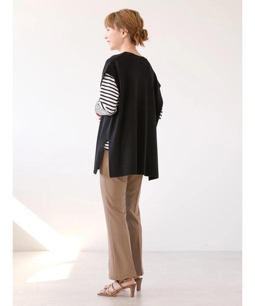 AMERICAN HOLIC(アメリカンホリック)の「Vネックニットベスト(ベスト・レディース・ブラック/グレイッシュベージュ・FREE)」の22枚目の写真