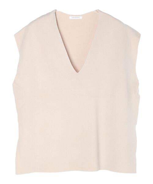 AMERICAN HOLIC(アメリカンホリック)の「Vネックニットベスト(ベスト・レディース・ブラック/グレイッシュベージュ・FREE)」の6枚目の写真