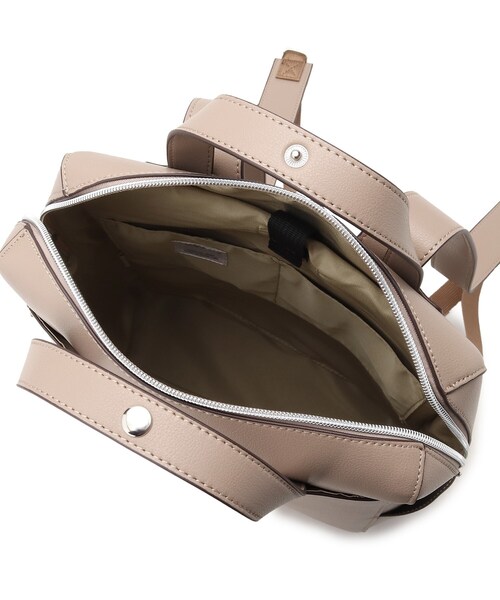 ITS'DEMO（イッツデモ）の「◆【13インチまでのPC収納／多ポケ／ポケ6／通勤・通学に】かるいカバン　リュック（バックパック/リュック・レディース・パープル/ライトグレー/ブラック/ナチュラル・00）」の12枚目の写真