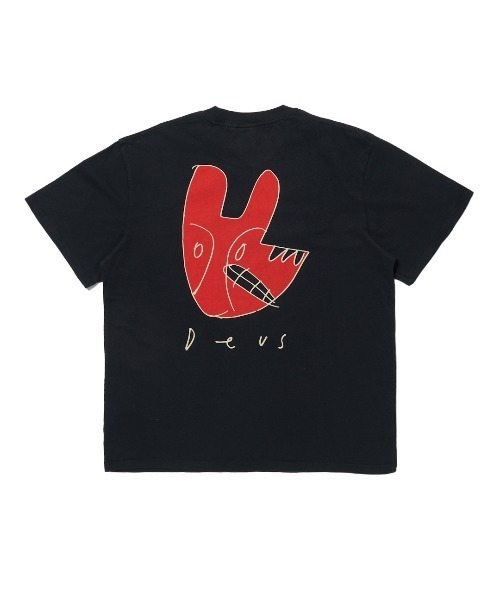 DEUS EX MACHINA（デウスエクスマキナ）の「OLD HOUSE TEE（Tシャツ/カットソー・メンズ・ブラック/オフホワイト・MEDIUM/LARGE）」の2枚目の写真