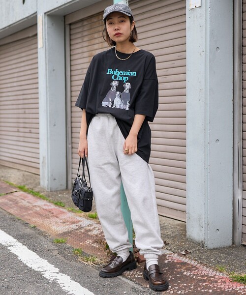 PUBLUX（パブリュクス）の「Bohemian Chop/ボヘミアンチョップ ダルメシアン プリントTシャツ　限定展開（Tシャツ/カットソー・レディース・ピンク/オフホワイト/ブラック・S/M/L）」の8枚目の写真