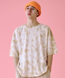 Universal Style Wear ムラ染 カットオフ ワッフル Tee
