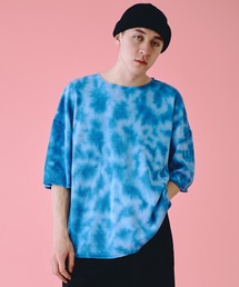 Universal Style Wear ムラ染 カットオフ ワッフル Tee