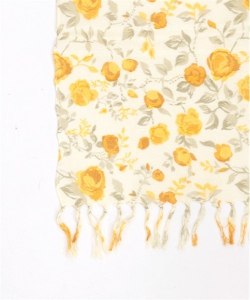 axes femme(アクシーズファム)の「フラワー柄やわらかストール(ストール/ショール・レディース・グリーン/イエロー/ピンク・FREE)」の6枚目の写真