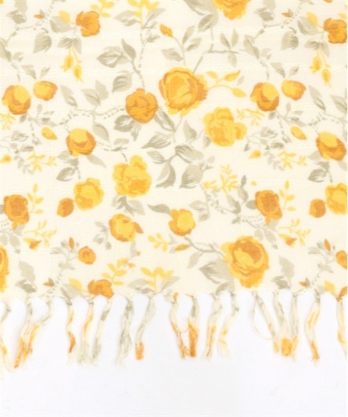 axes femme(アクシーズファム)の「フラワー柄やわらかストール(ストール/ショール・レディース・グリーン/イエロー/ピンク・FREE)」の7枚目の写真