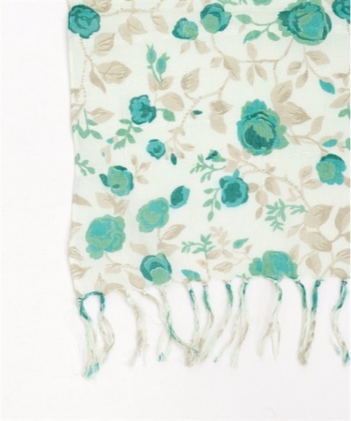 axes femme(アクシーズファム)の「フラワー柄やわらかストール(ストール/ショール・レディース・グリーン/イエロー/ピンク・FREE)」の11枚目の写真