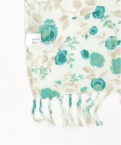 axes femme(アクシーズファム)の「フラワー柄やわらかストール(ストール/ショール・レディース・グリーン/イエロー/ピンク・FREE)」の13枚目の写真