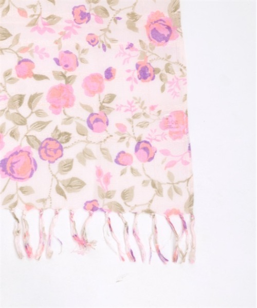 axes femme(アクシーズファム)の「フラワー柄やわらかストール(ストール/ショール・レディース・グリーン/イエロー/ピンク・FREE)」の15枚目の写真
