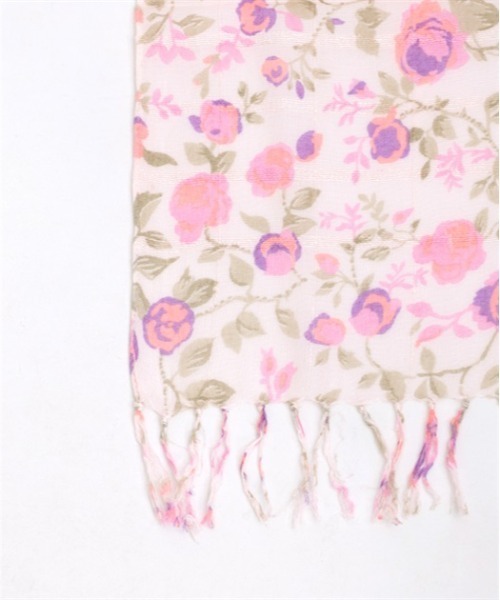 axes femme(アクシーズファム)の「フラワー柄やわらかストール(ストール/ショール・レディース・グリーン/イエロー/ピンク・FREE)」の16枚目の写真