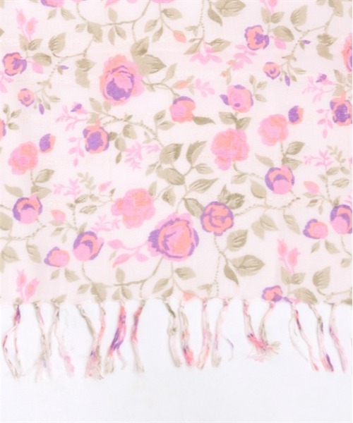 axes femme(アクシーズファム)の「フラワー柄やわらかストール(ストール/ショール・レディース・グリーン/イエロー/ピンク・FREE)」の17枚目の写真