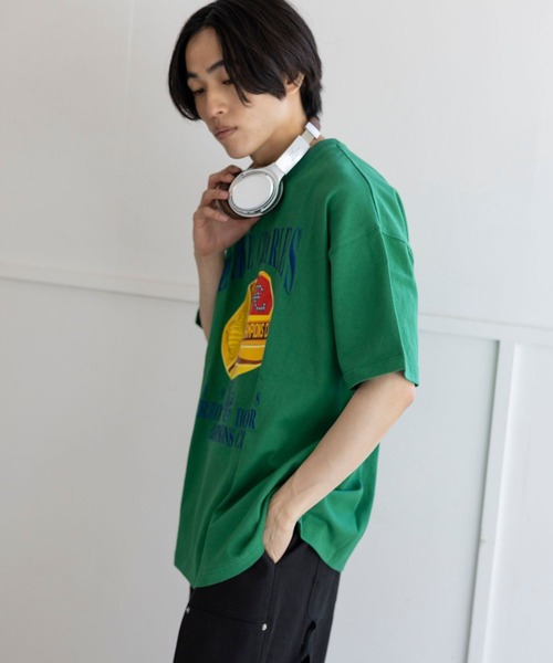 PBLIM(ページボーイリム)の「PBLIM / ゴールドCRT(Tシャツ/カットソー・レディース・オフホワイト/ネイビー/グリーン・MEDIUM/LARGE)」の12枚目の写真