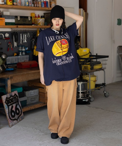 PBLIM(ページボーイリム)の「PBLIM / ゴールドCRT(Tシャツ/カットソー・レディース・オフホワイト/ネイビー/グリーン・MEDIUM/LARGE)」の21枚目の写真