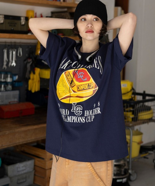 PBLIM(ページボーイリム)の「PBLIM / ゴールドCRT(Tシャツ/カットソー・レディース・オフホワイト/ネイビー/グリーン・MEDIUM/LARGE)」の17枚目の写真