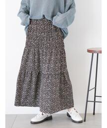 ehka sopo | シャーリングスカート(スカート)