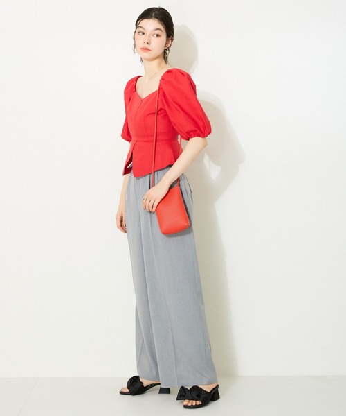 ORiental TRaffic（オリエンタルトラフィック）の「スクエアショルダーポーチ BA-228（ショルダーバッグ・レディース・オレンジ/イエロー/グリーン/ブルー/シルバー/ブラック・ﾌﾘ-）」の5枚目の写真