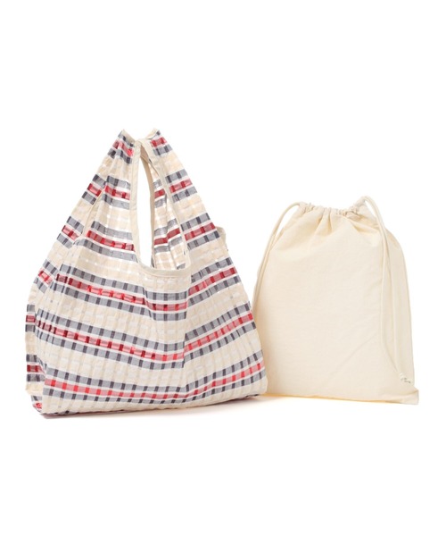 niko and...（ニコアンド）の「オリジナルチェックバッグ&巾着セット（トートバッグ・レディース・その他3/その他1/その他2・0）」の6枚目の写真
