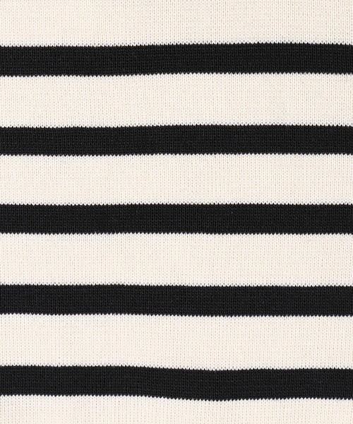 PHILLY（フィリー）の「【PHILLY】ボーダーニットポロ（ニット/セーター・レディース・ネイビー/ベージュ/ブラック・FREE）」の9枚目の写真