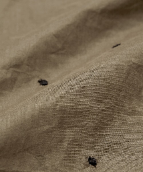 LE CERCLE par rope'（ルセルクルパーロペ）の「【セットアップ対応】ドット刺繍ブラウス（シャツ/ブラウス・レディース・ブラック/ホワイト/ブラウン・FREE）」の12枚目の写真