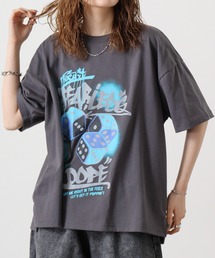 天竺 プリントTシャツ 半袖