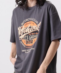 天竺 ﾌﾟﾘﾝﾄTｼｬﾂ 半袖
