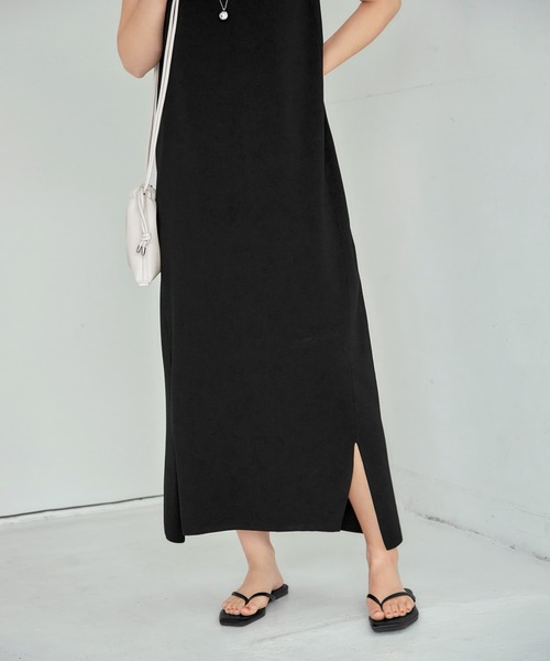 新涼感ノースリーブIラインワンピース（ワンピース）｜STYLE DELI