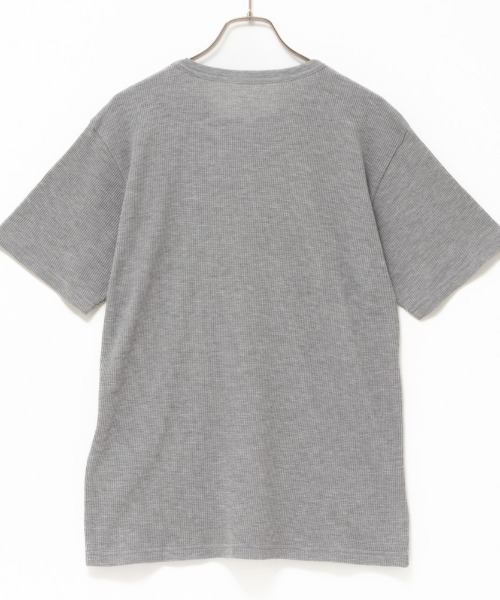 NAVY(ネイビー)の「抗菌防臭加工 倍速ドライワッフルTee(Tシャツ/カットソー・メンズ・グレー/カーキ/ブラック/ホワイト・XXL/XL/L/M/S)」の5枚目の写真