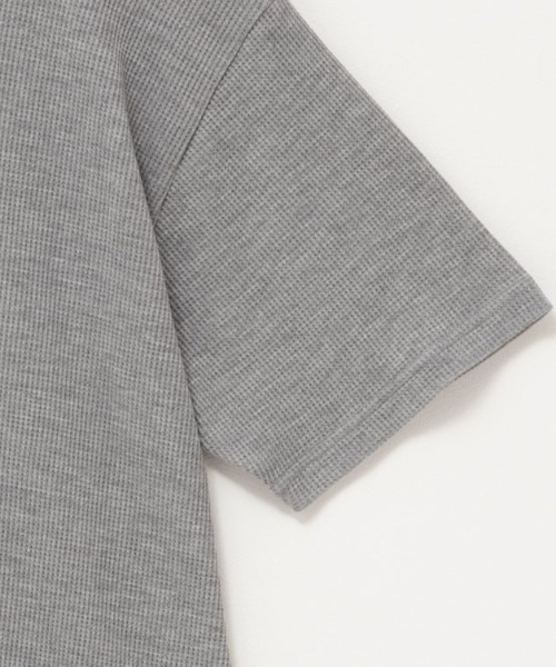 NAVY(ネイビー)の「抗菌防臭加工 倍速ドライワッフルTee(Tシャツ/カットソー・メンズ・グレー/カーキ/ブラック/ホワイト・XXL/XL/L/M/S)」の7枚目の写真