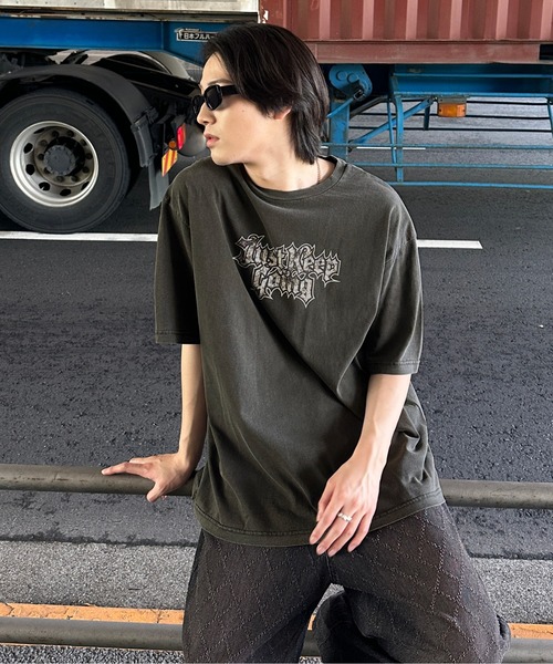sedacle(セダクル)の「ピグメント加工ロゴプリントTシャツ(Tシャツ/カットソー・メンズ・ブラウン/ベージュ/ブラック・SMALL/MEDIUM/LARGE)」の9枚目の写真
