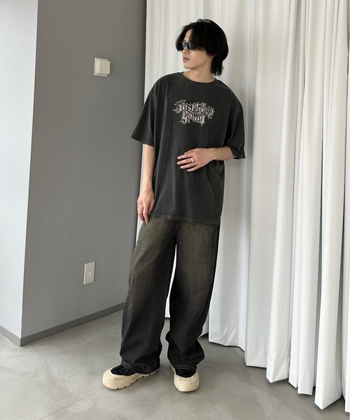 sedacle(セダクル)の「ピグメント加工ロゴプリントTシャツ(Tシャツ/カットソー・メンズ・ブラウン/ベージュ/ブラック・SMALL/MEDIUM/LARGE)」の11枚目の写真