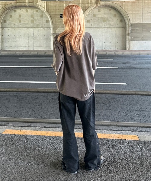 sedacle(セダクル)の「ピグメント加工ロゴプリントTシャツ(Tシャツ/カットソー・メンズ・ブラウン/ベージュ/ブラック・SMALL/MEDIUM/LARGE)」の18枚目の写真