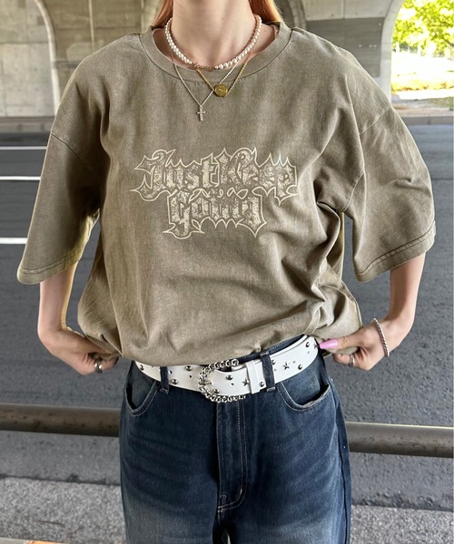 sedacle(セダクル)の「ピグメント加工ロゴプリントTシャツ(Tシャツ/カットソー・メンズ・ブラウン/ベージュ/ブラック・SMALL/MEDIUM/LARGE)」の19枚目の写真
