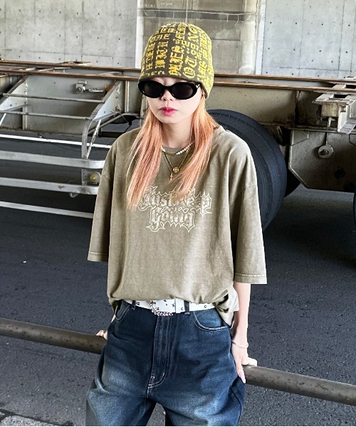 sedacle(セダクル)の「ピグメント加工ロゴプリントTシャツ(Tシャツ/カットソー・メンズ・ブラウン/ベージュ/ブラック・SMALL/MEDIUM/LARGE)」の20枚目の写真