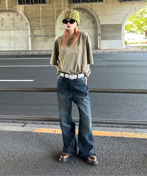 sedacle(セダクル)の「ピグメント加工ロゴプリントTシャツ(Tシャツ/カットソー・メンズ・ブラウン/ベージュ/ブラック・SMALL/MEDIUM/LARGE)」の22枚目の写真