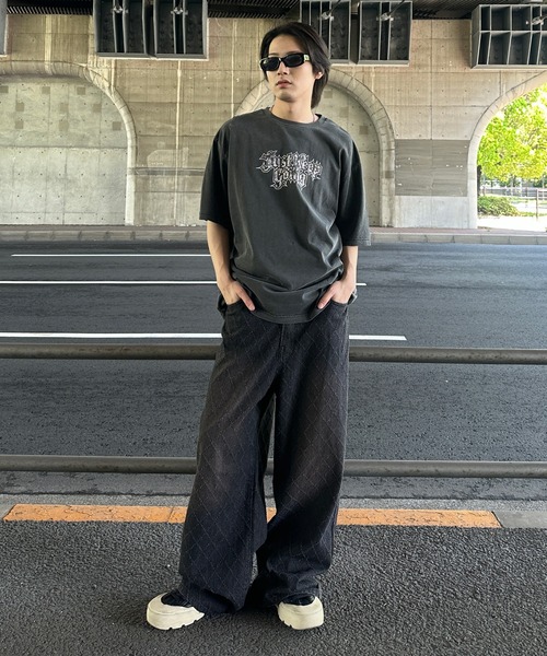 sedacle(セダクル)の「ピグメント加工ロゴプリントTシャツ(Tシャツ/カットソー・メンズ・ブラウン/ベージュ/ブラック・SMALL/MEDIUM/LARGE)」の10枚目の写真