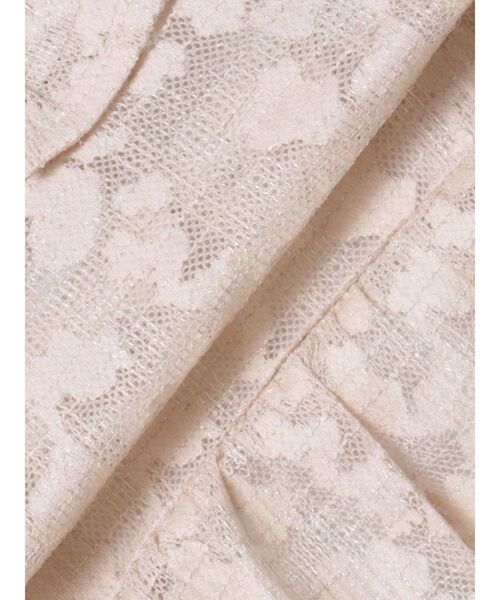 merry jenny（メリージェニー）の「ラメレースフリルカラーtops（シャツ/ブラウス・レディース・オフホワイト/ピンク・FREE）」の7枚目の写真