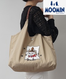 MOOMIN | 【MOOMIN】(ムーミン) 軽量 収納力 しっかり お買い物 にも 刺繍 マルシェバッグ(トートバッグ)