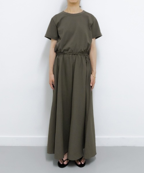 FORK&SPOON（フォークアンドスプーン）の「FORK&SPOON　ドッキングワンピース（ワンピース・レディース・ブラック/チャコールグレー/グリーン系その他・1/2）」の8枚目の写真