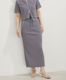 VIS | 【セットアップ対応】リブタイトスカート【セルフカット可能】【洗える】(スカート)