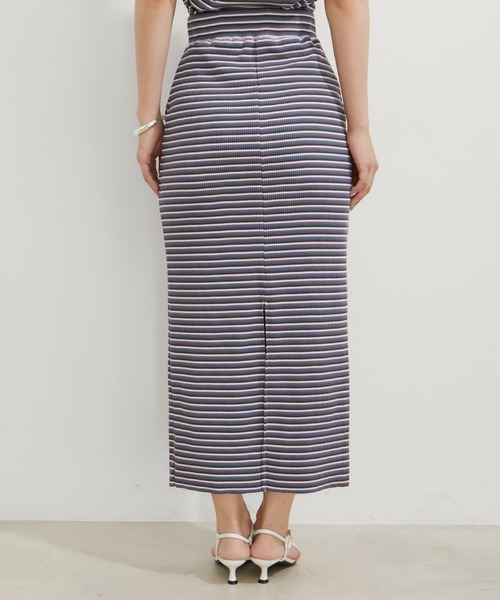 VIS(ビス)の「【セットアップ対応】リブタイトスカート【セルフカット可能】【洗える】(スカート・レディース・グリーン系その他/ブラウン/ブラック・FREE)」の12枚目の写真