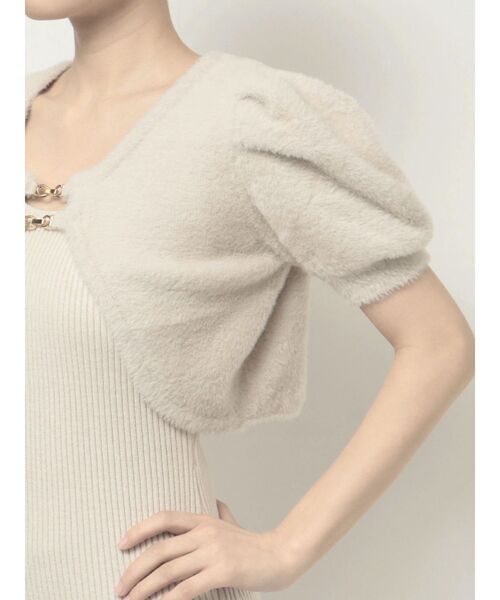 RESEXXY（リゼクシー）の「シャギーアンサンブルニットワンピース（ワンピース・レディース・チャコールグレー/アイボリー/ブラック/その他1・FREE）」の10枚目の写真