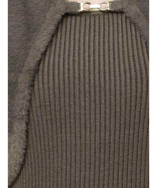 RESEXXY（リゼクシー）の「シャギーアンサンブルニットワンピース（ワンピース・レディース・チャコールグレー/アイボリー/ブラック/その他1・FREE）」の16枚目の写真