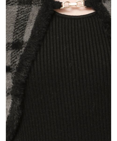 RESEXXY（リゼクシー）の「シャギーアンサンブルニットワンピース（ワンピース・レディース・チャコールグレー/アイボリー/ブラック/その他1・FREE）」の18枚目の写真