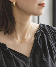 ucalypt | UCALYPT/ユーカリプト Fold Chain Front Hook Necklace(ネックレス)