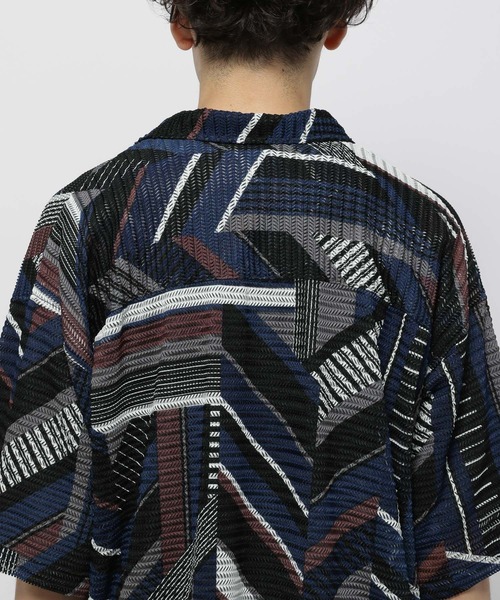 niko and...（ニコアンド）の「キカガクガラスカシシャツ（シャツ/ブラウス・メンズ・ブルー/グリーン・MEDIUM/LARGE）」の20枚目の写真