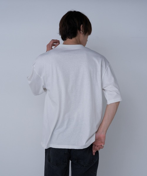COLONY 2139（コロニートゥーワンスリーナイン）の「ボックスプリントTシャツ（Tシャツ/カットソー・メンズ・ホワイト/ブラック・MEDIUM/LARGE）」の9枚目の写真